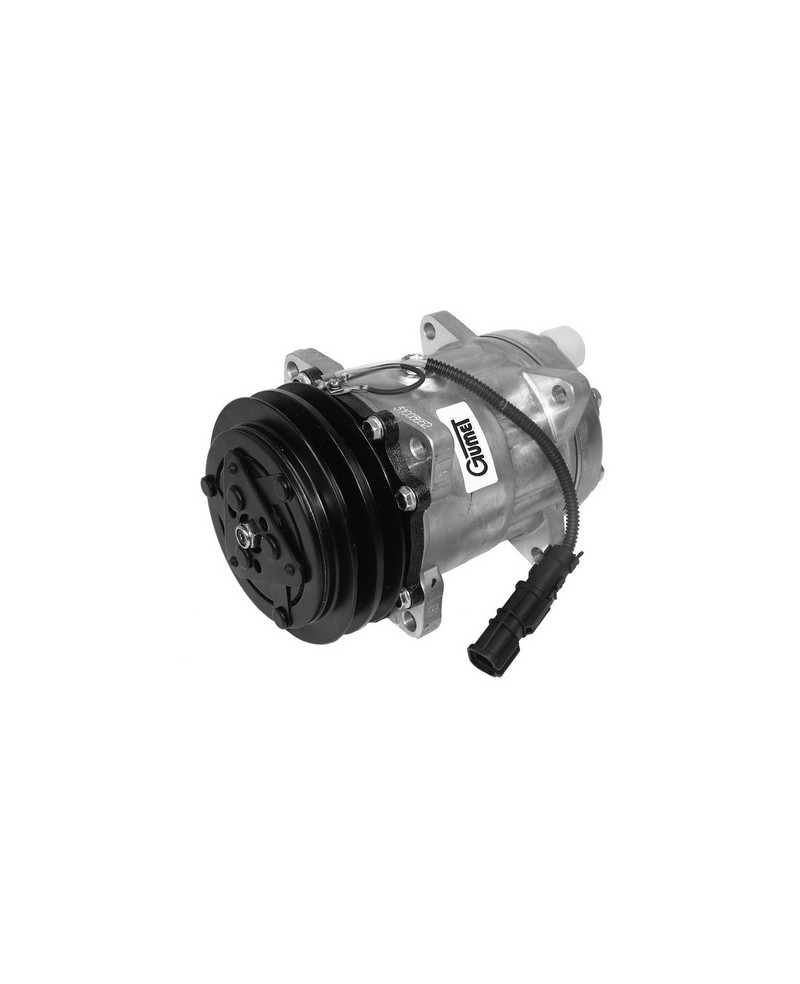 Air condition compressor with coupling