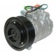 Air condition compressor with coupling