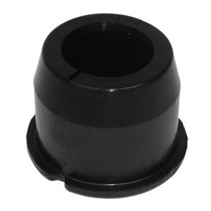 Plastic bushing, stabilizer