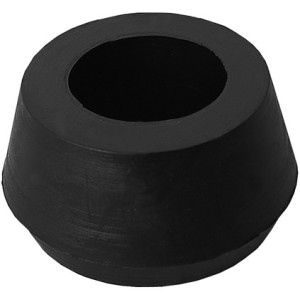 Rubber buffer, shock absorber, lower