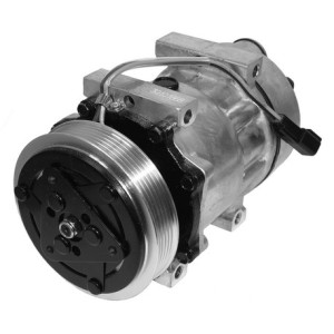 Air condition compressor with coupling