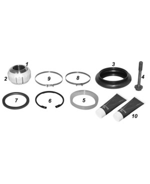 Repair kit triangular torque rod