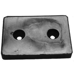 Rubber metal pad