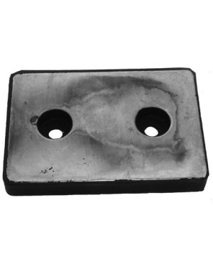 Rubber metal pad