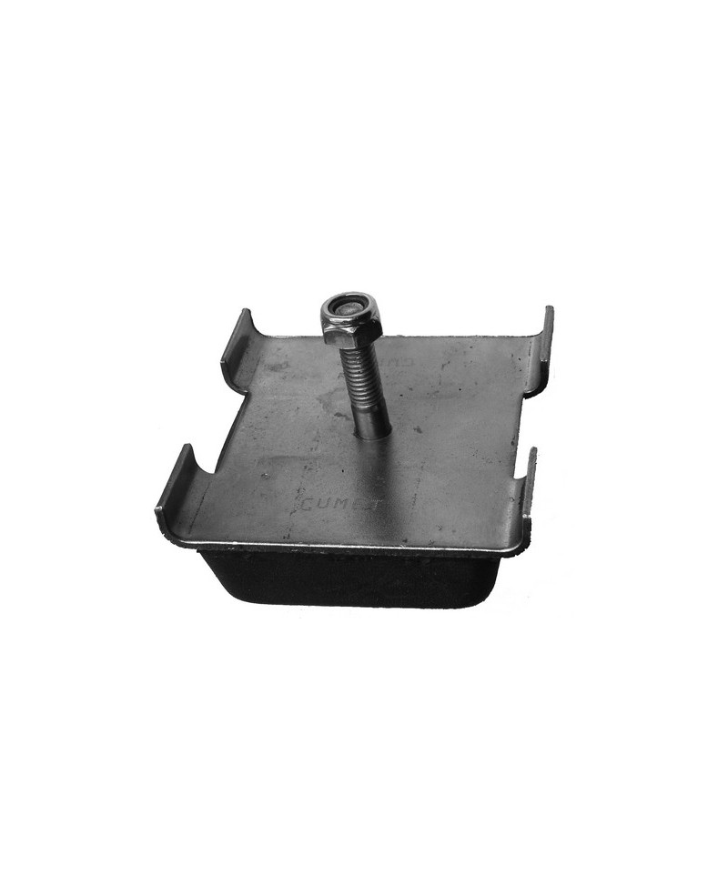 Rubber metal pad with bolt