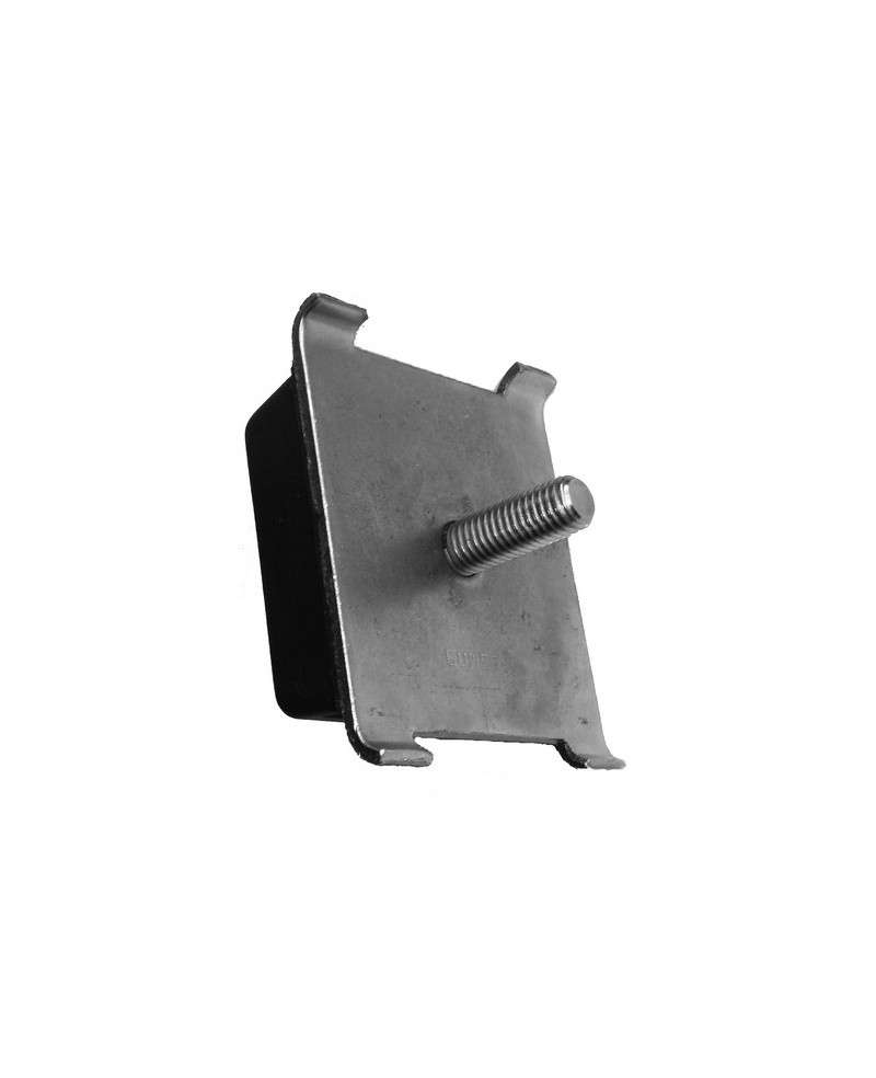 Rubber metal pad with bolt