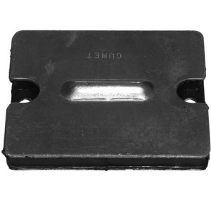 Rubber metal pad