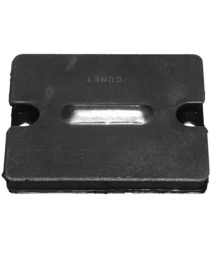 Rubber metal pad