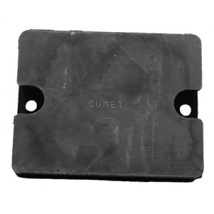 Rubber metal pad