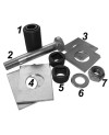 Repair kit for trailling arm