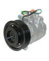 Air condition compressor with coupling