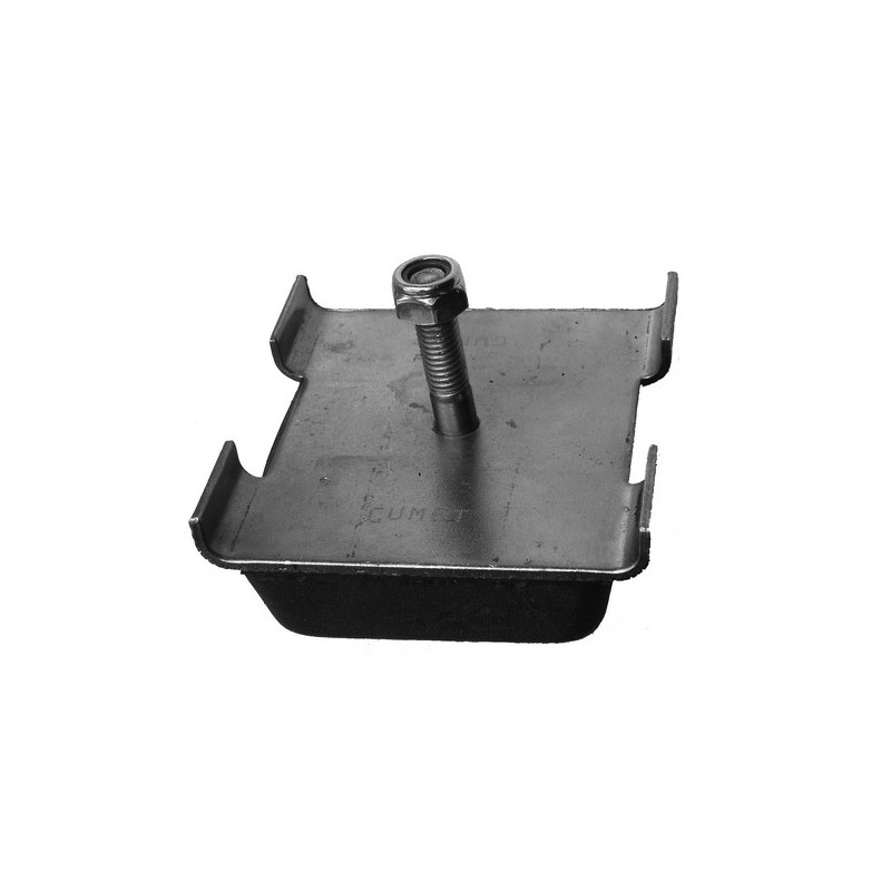 Rubber metal pad with bolt