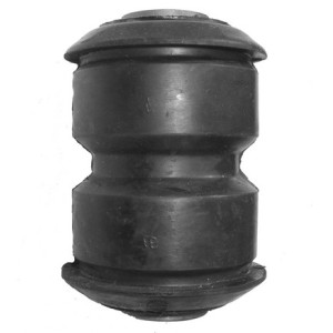 Rubber bushing for spring