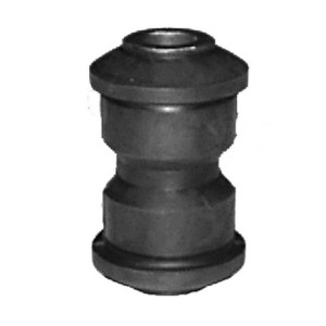 Rubber bushing for spring