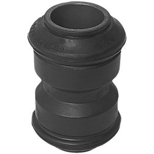 Rubber mounting for spring