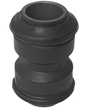 Rubber mounting for spring