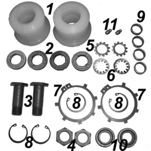 Reparatursatz Stabilisator, hinten