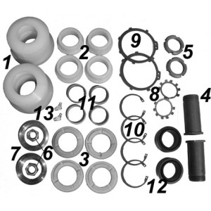 Repair kit stabilizer, rear