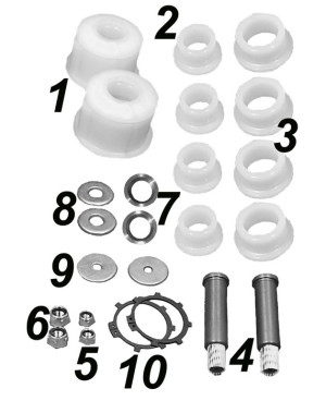 Repair kit stabilizer, rear