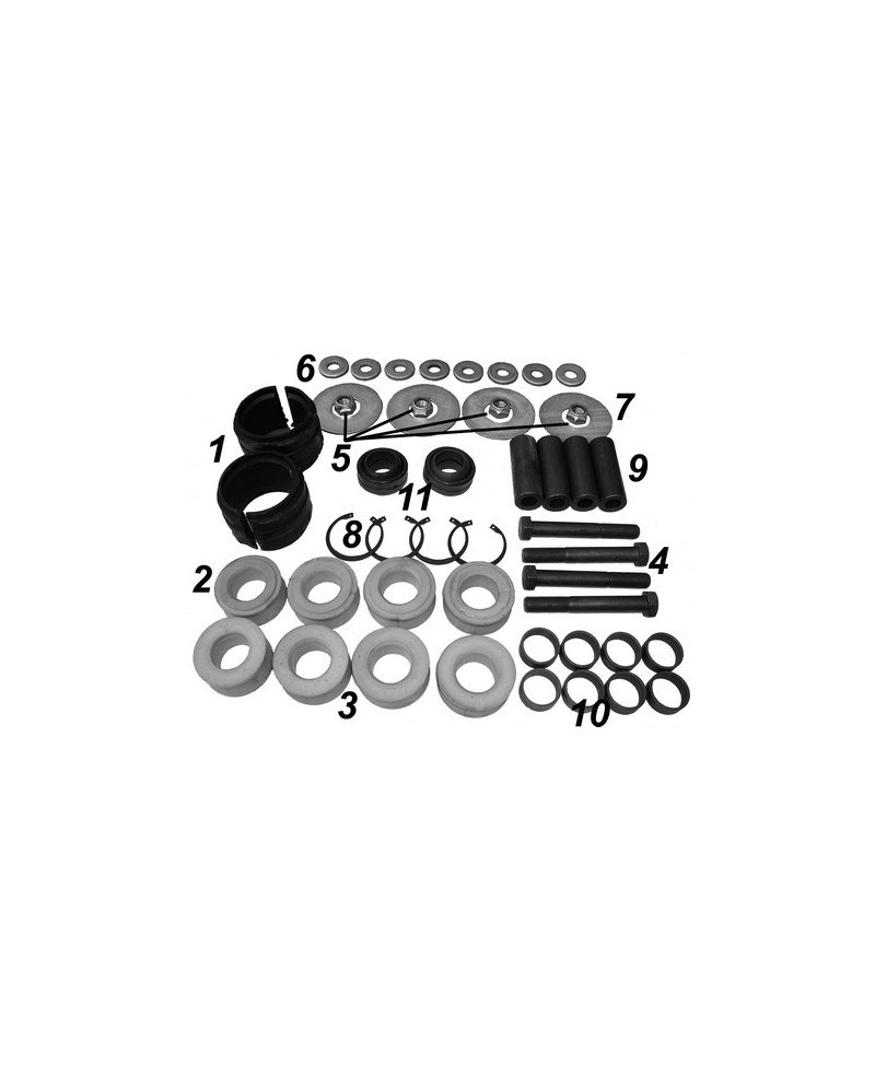 Repair kit stabilizer, rear