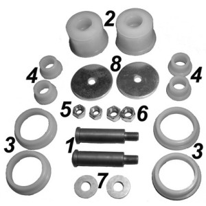 Repair kit stabilizer, rear