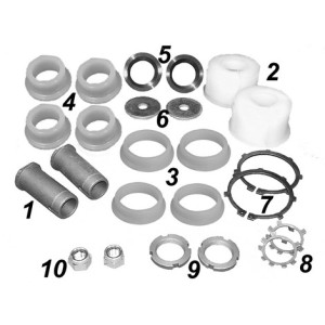 Repair kit stabilizer, rear