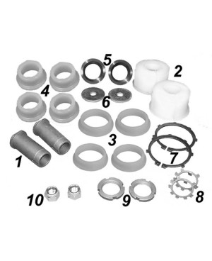 Repair kit stabilizer, rear