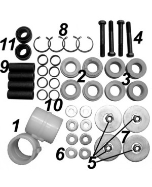 Repair kit stabilizer, rear