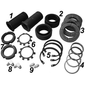 Repair kit stabilizer, rear