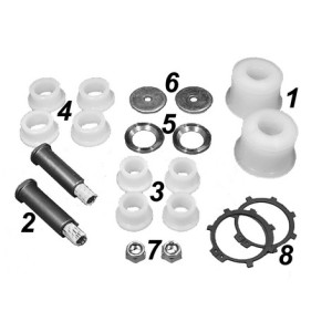 Repair kit stabilizer, rear