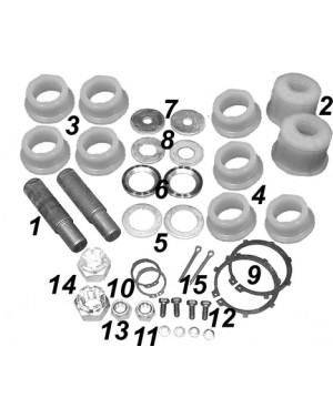 Repair kit stabilizer, rear