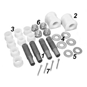 Repair kit stabilizer, rear