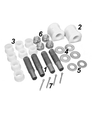 Repair kit stabilizer, rear