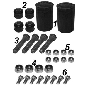 Repair kit stabilizer, rear