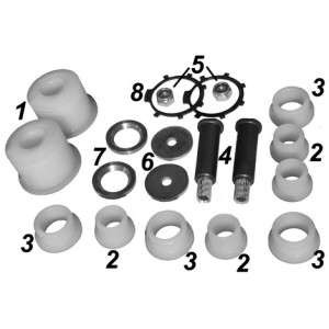 Repair kit stabilizer, rear