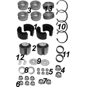 Reparatursatz Stabilisator, hinten