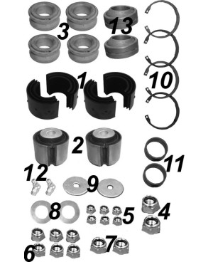 Reparatursatz Stabilisator, hinten