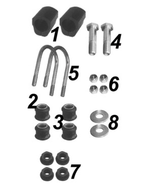 Reparatursatz Stabilisator, vorne