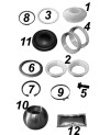 Repair kit axle rod