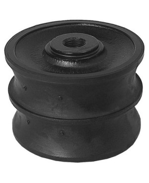 Rubber metal bearing, manual transmission