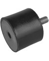 Rubber metal buffer for exhaust