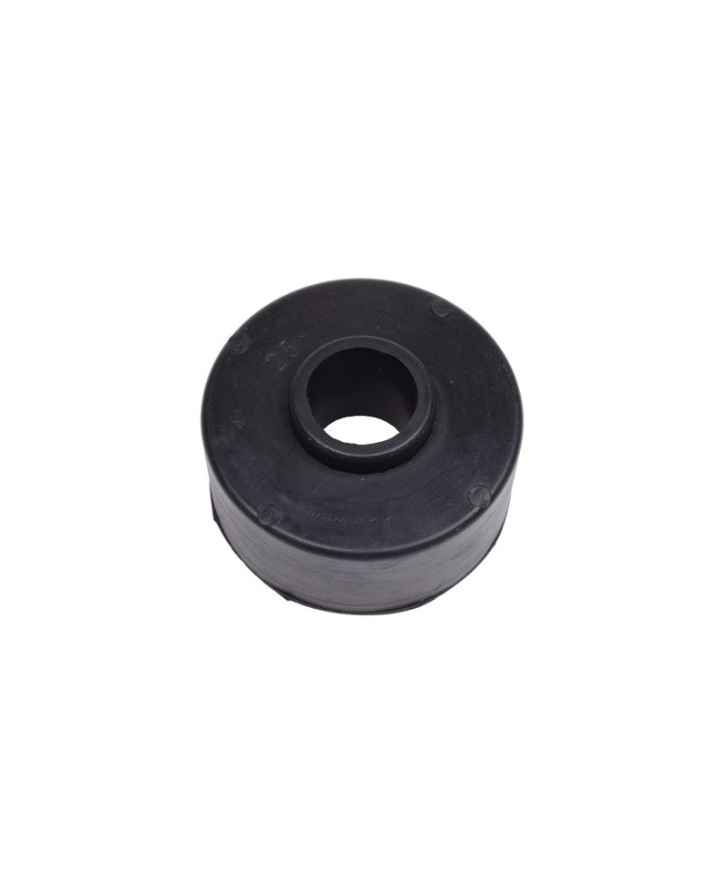 Rubber bushing, shock absorber