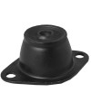 Rubber mounting for water cooler