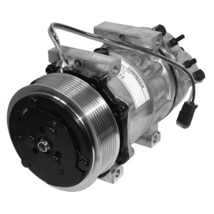 Air condition compressor with coupling