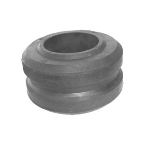 Rubber bearing, radiator, lower