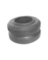 Rubber bearing, radiator, lower