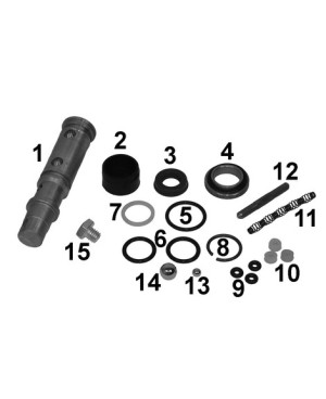 Repair kit tilt pump, cabin