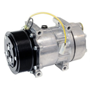 Air condition compressor with coupling