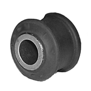 Rubber metal bushing, shock absorber