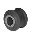 Rubber metal bushing, shock absorber